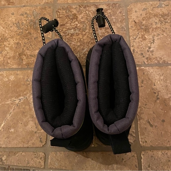 NWOT~TOTES Toddler Black Green Snow Boots Size 8-Unisex - Picture 5 of 7